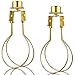 Honoson Honoson 2 Pieces Bulb Lamp Shade Light Bulb Lamp Shade Clip on Lampshade Adapter Includes Finial and Lampshade  - Image 2