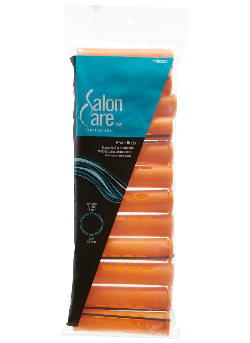 Salon Care Salon Care Tangerine Large Curved Perm Rods Tangerine  - Image 1
