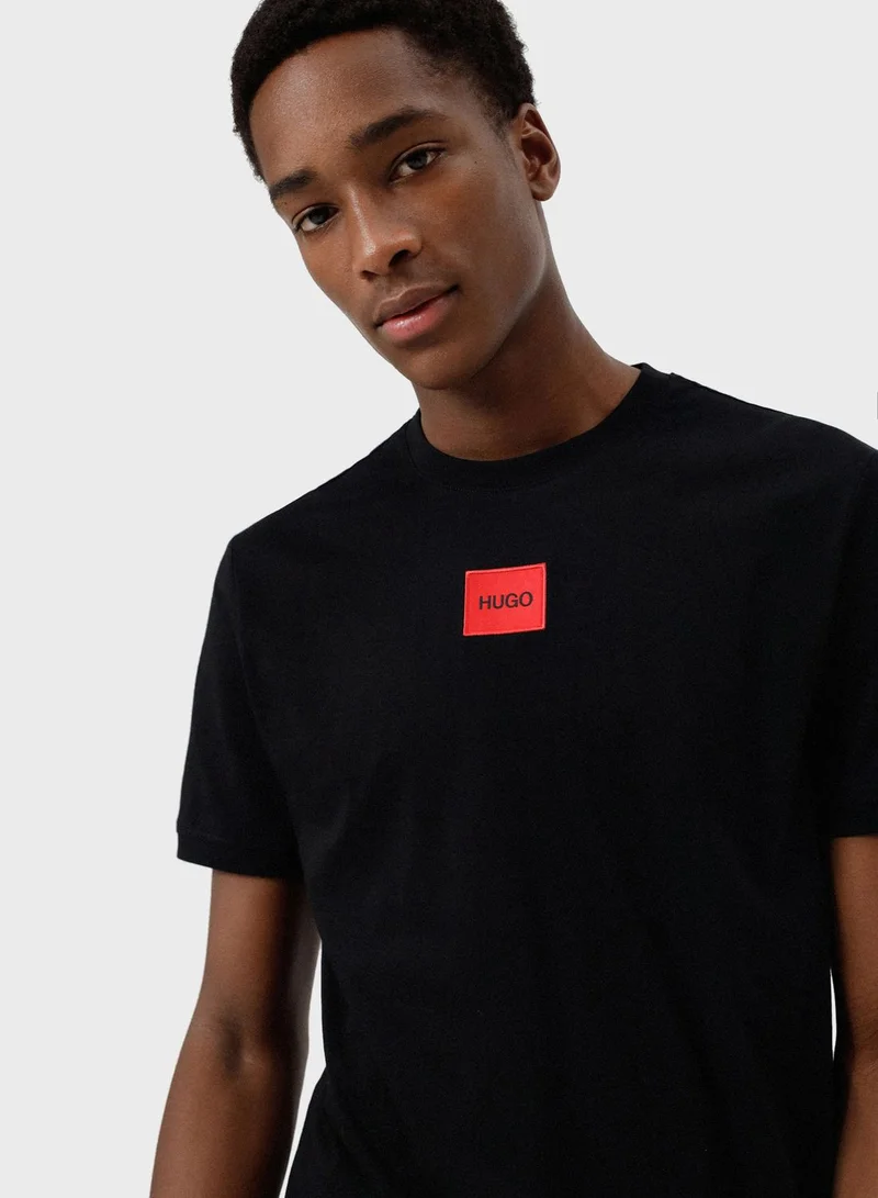 HUGO Logo Crew Neck T-Shirt