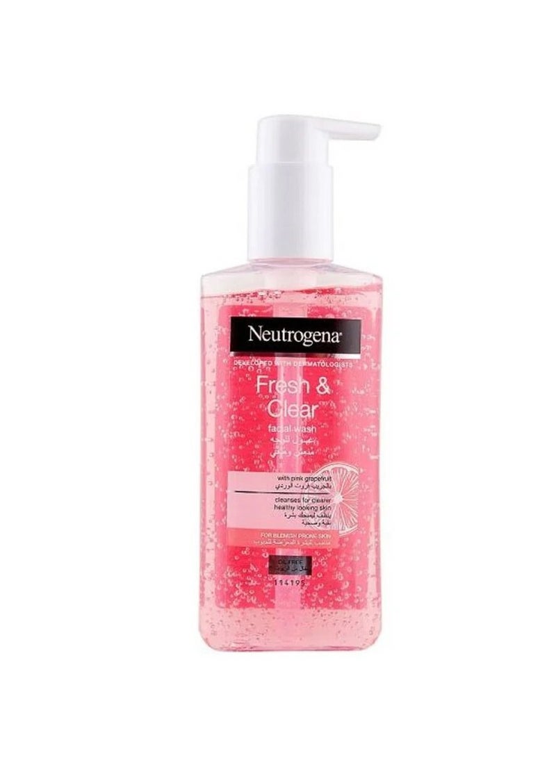Fresh & Clear Facial Wash With Pink Grapefruit & Vitamin C 200ml