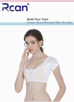 Rcan Underarm Sweat Pad Quick Dry Protective Chest Underwear Ultra Thin Anti-Slip Anti-Sweat Deodorant Washable Tank Top For Women S-XL  - Image 2