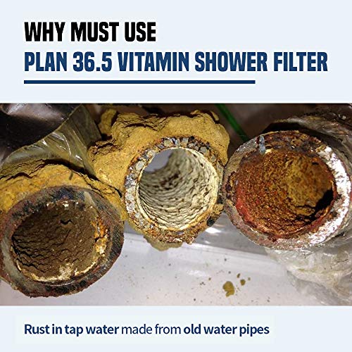 Plan 36.5 Vitamin Shower Filter | Remove Chlorine | For healthy skin | Softens & purifies water| Prevents hair loss| Helps relieve stress | Spa like experience| Bathroom Shower (Lemon Flavor) - Image 5
