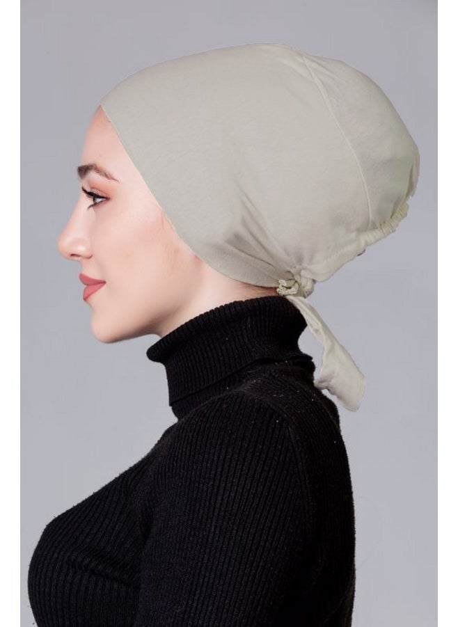 Nanak Stone Color Lycra Non-Slip Bonnet  - Image 2