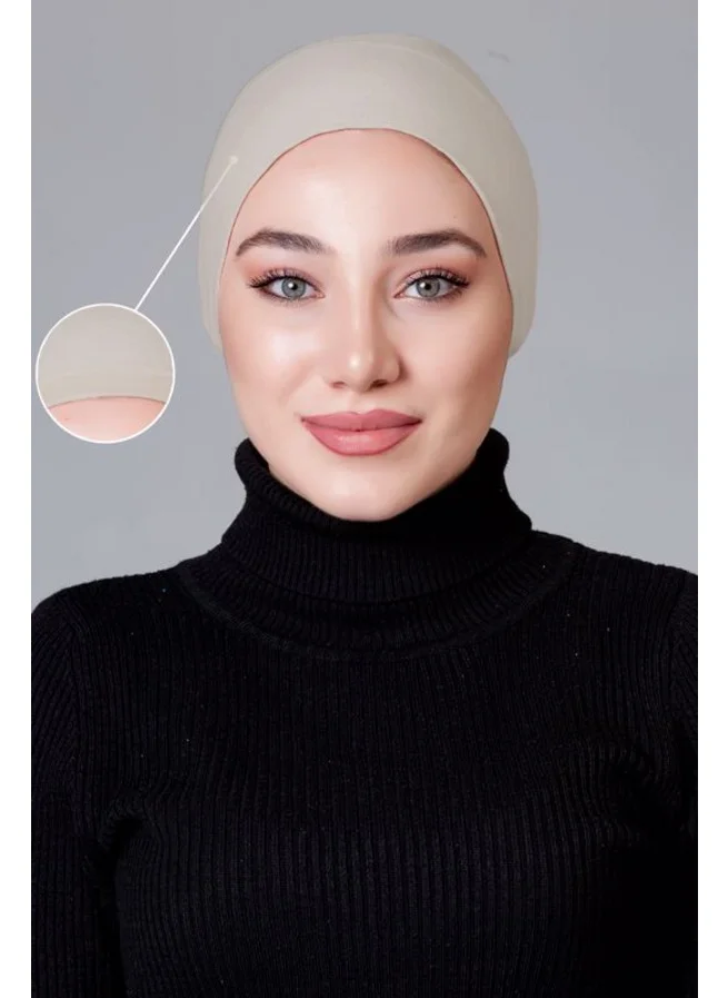 ناناك Stone Color Lycra Non-Slip Bonnet