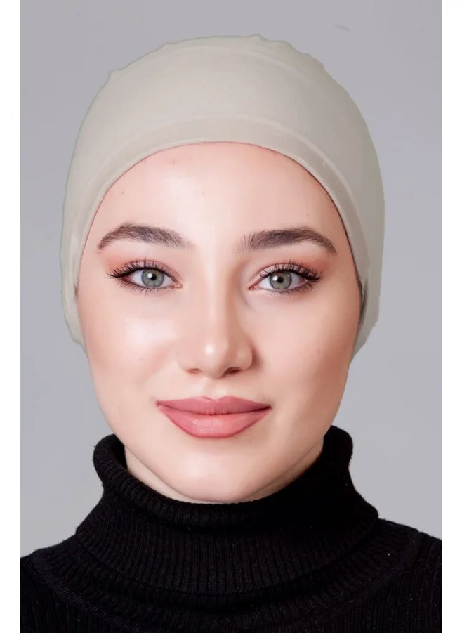 ناناك Stone Color Lycra Non-Slip Bonnet