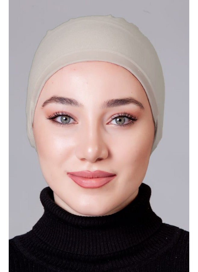 Nanak Stone Color Lycra Non-Slip Bonnet  - Image 3