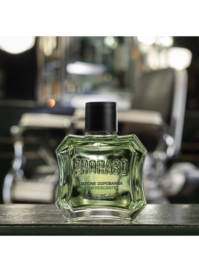 proraso لوشن ما بعد الحلاقة للرجال، منعش ومقوي مع المنثول وزيت الأوكالبتوس، 3.4 أونصة سائلة (عبوة واحدة) - Image 5