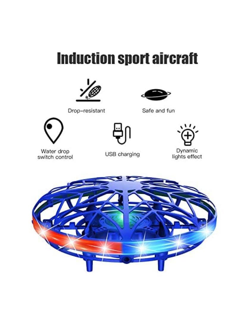 General - Ufo Intelligent Sensing Flying Saucer With Colorful Lights Children'S Toy Hand Controlled Induction Levitation Rechargeable Flying Toy For Birthday Gift - Image 1