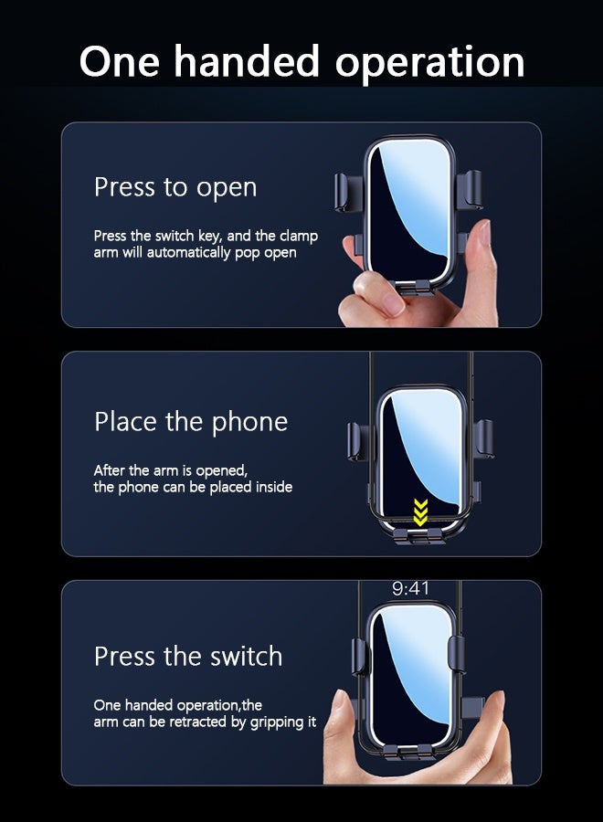 CAYGA Car Phone Holder, Mobile Holder For Car Long Arm Phone Holder Car for Dashboard Windshield Air Vent【Multi-Angle Adjustment Arm】Car Mobile Holder Compatible with most Smartphones,Dash Phone Holder Mount, Car Cell Phone Holder - Image 3