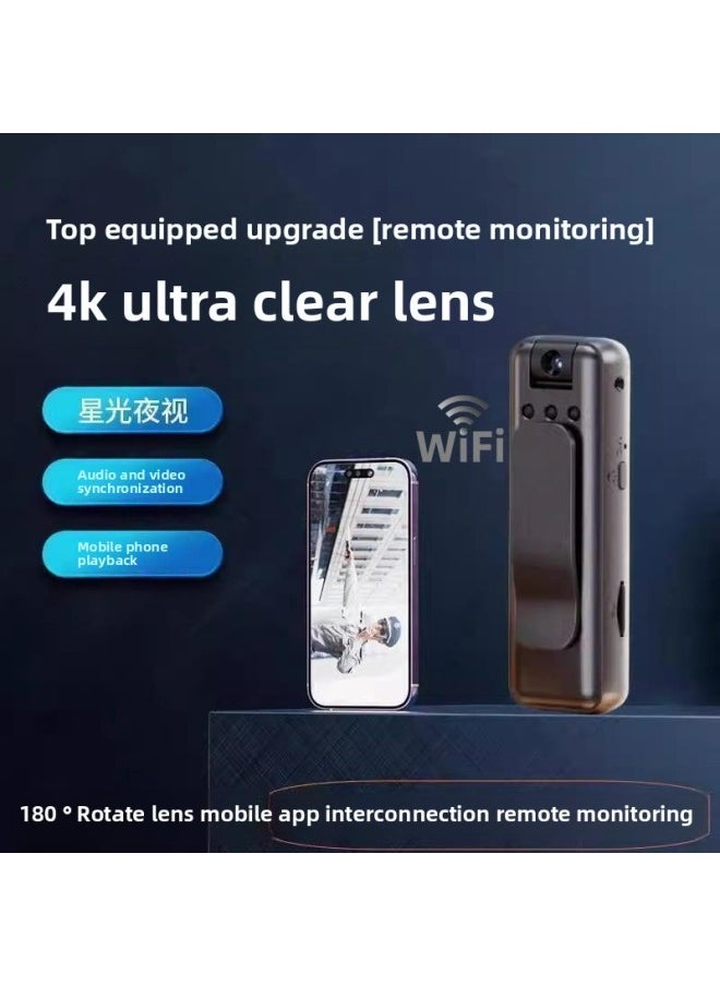Generic HD Sports Camera Recording Pen With Video Recording DV Recording Function All-in-one Machine Anti-shake Recording Pen Law Enforcement Recorder-Body Color:Remote Monitoring Version [no Network Video Recording, Starlight Night Vision, Wifi Remote Monitoring]-64g  - Image 1
