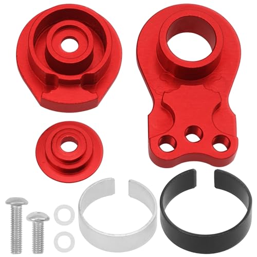 Vgoohobby 2Pcs Vgoohobby Aluminum RC 25T Servo Saver Adjustable HiTorque Servo Saver Compatible with Futaba Tamiya Servos 110 Traxxas TRX4 TRX6 SCX10 Capra RC Car Red - Image 5