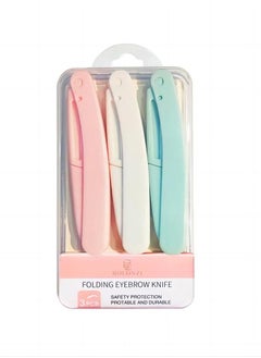 BOLONZI 3 Pcs Face And Eyebrow Hair Removal Safety Razor  - Image 4