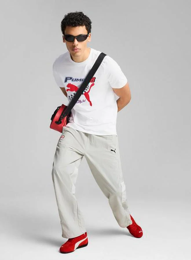 PUMA puma white Logo Graphic Moto T-Shirt for Men | Best Price UAE