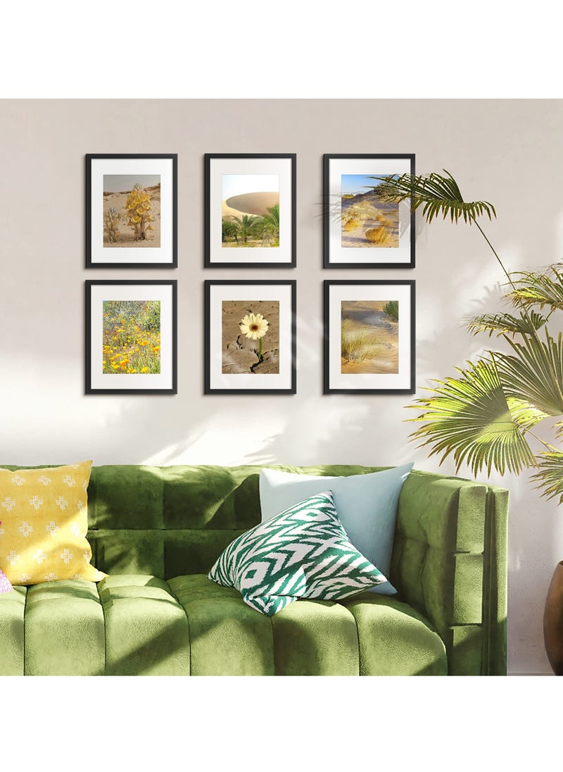 MIXDE 11x14  Picture Frame Set of 5, Display Pictures 11x14 Without Mat, Wall Gallery Photo Frames  - Image 5