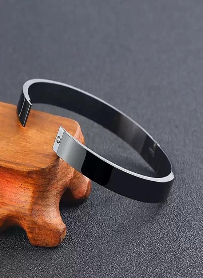 IGA COLLECTION Stainless Steel Titanium Kada for Men & Women - Image 2