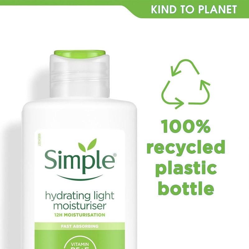 Simple Kind to Skin Hydrating Light Moisturiser, 12h Moisturisation - Pack of 2 - Image 4