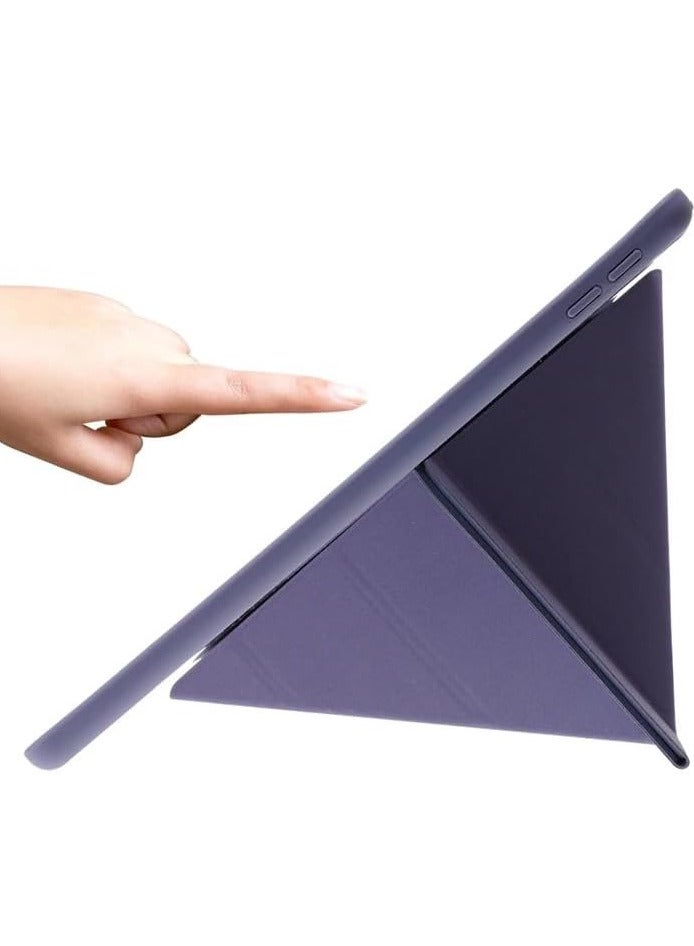 Case for for iPad Air 11 inch (2024\2025) M2 air 4\5 with Pencil Holder, 5-in-1 Multiple Viewing Angles, Soft Clear Back Cover, Auto Wake/Sleep, (Dark Blue) - Image 2