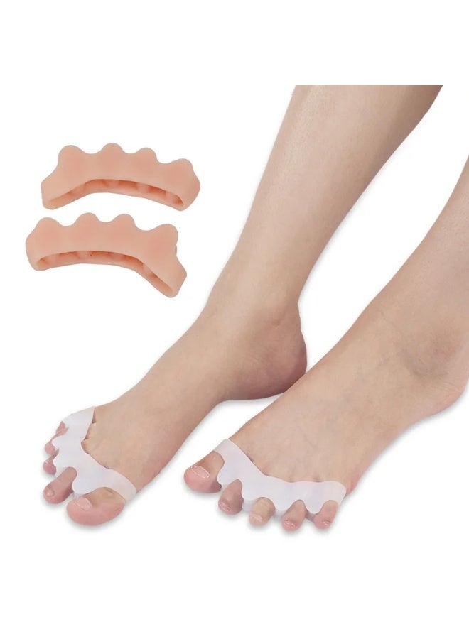 Silicone Toe Separators for High Heels – Shape Corrector & Blister Prevention Pads - Image 1