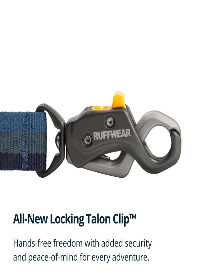 Ruffwear, Roamer Lock Dog Leash, Hands-Free Waist Option, Auto-Locking Talon Clip, Shock-Absorbing Stretch, Padded Handle, Traffic Handle, Trail-Tough for Any Adventure, Orion Blue, 5.5'-7' - Image 3
