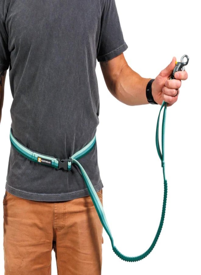 Ruffwear, Roamer Lock Dog Leash, Hands-Free Waist Option, Auto-Locking Talon Clip, Shock-Absorbing Stretch, Padded Handle, Traffic Handle, Trail-Tough for Any Adventure, Orion Blue, 5.5'-7' - Image 4
