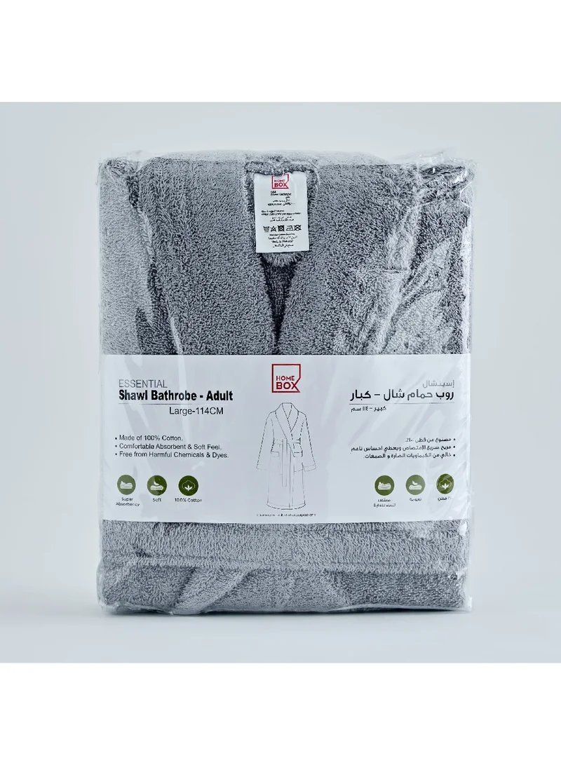 Home Box Essential Adult Shawl Bathrobe Large