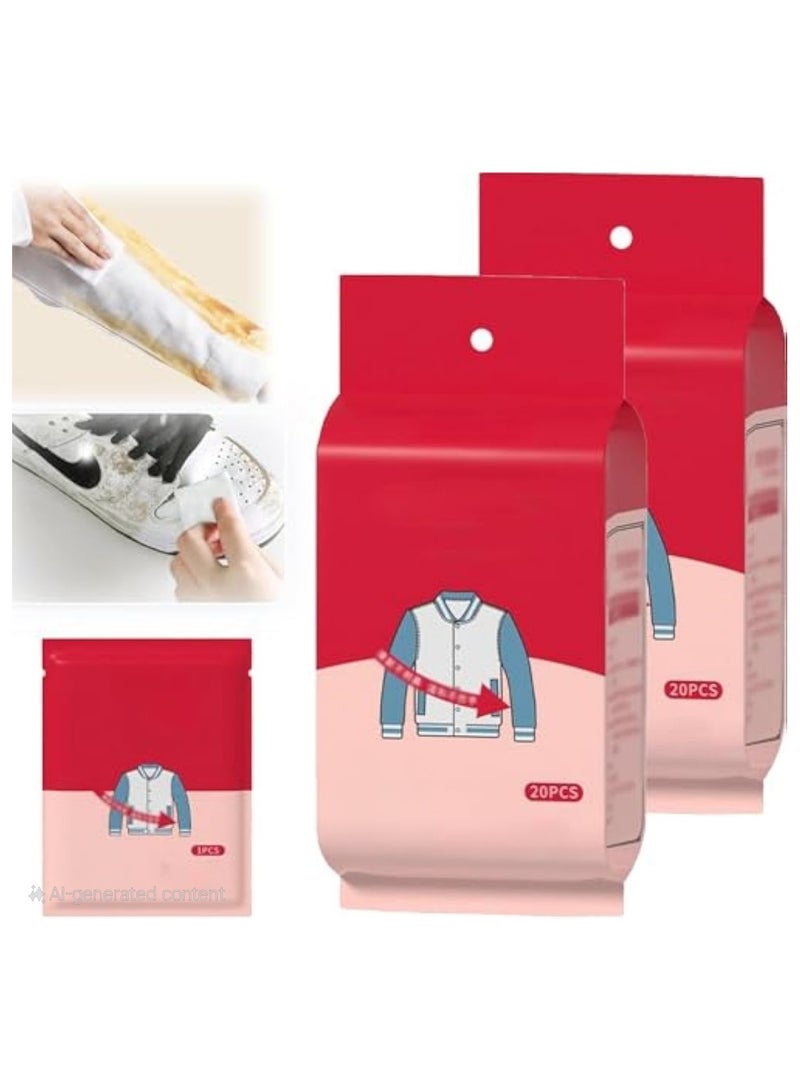 Shoe and Clothing Cleaning Wipes – Quick Wipes for Removing Dirt and Stains - Image 1