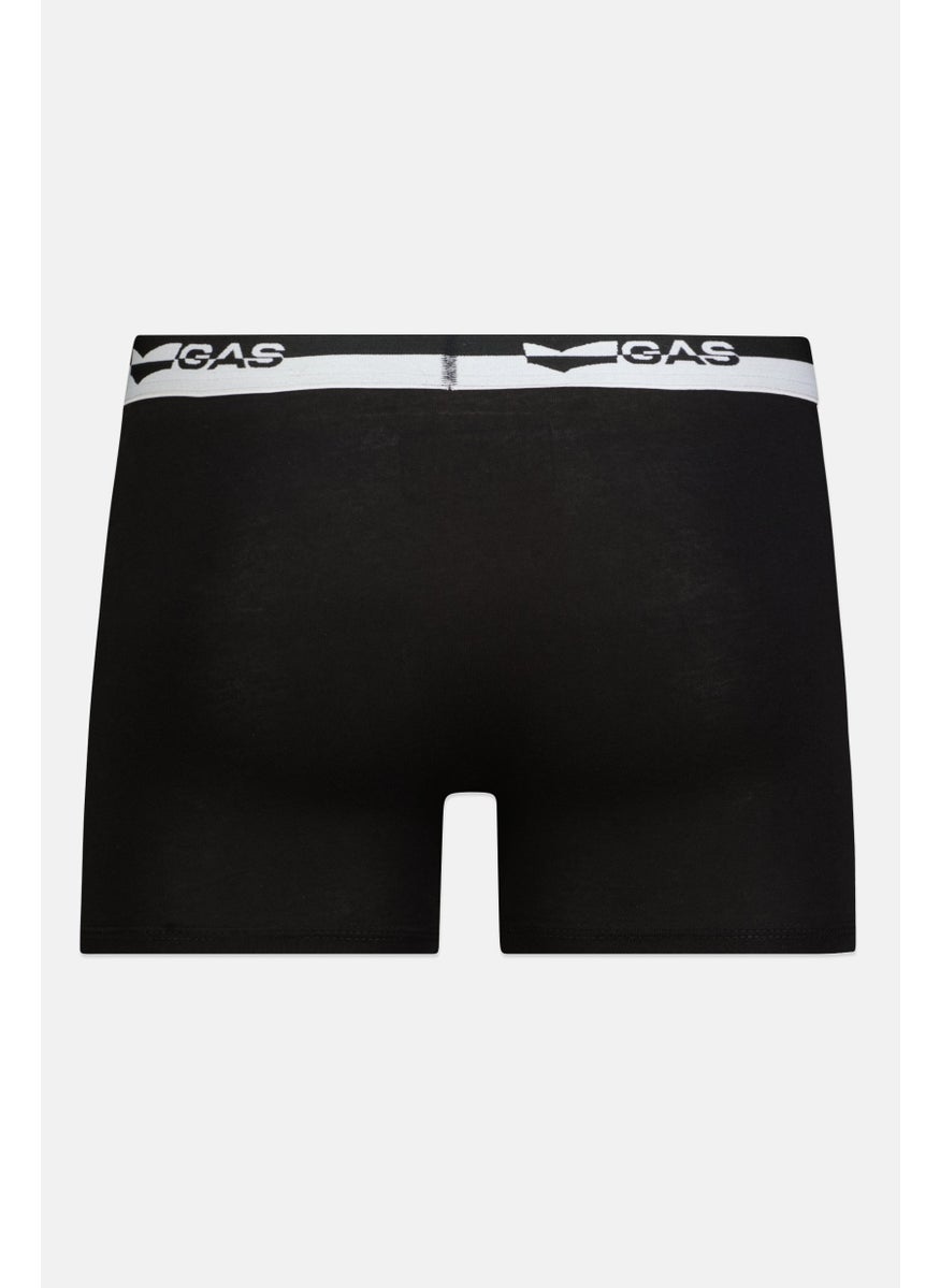 GAS Men Brand Logo Trunk Underwear, Black  - Image 2