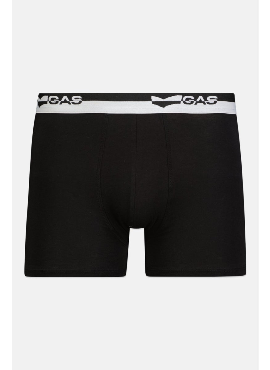 GAS Men Brand Logo Trunk Underwear, Black  - Image 1