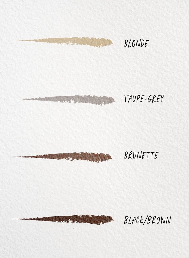 وندر برو قلم تحديد الحواجب Wunderbrow Micro-Classic، طرف 2.5 مم لملء دقيق، مبراة مرفقة، نباتي وخالٍ من القسوة (أسود/بني) - Image 5