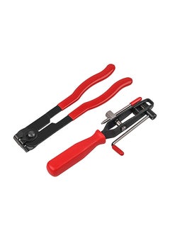Boot Cage Clamp + Disassembly Pliers Set CV Joint Boot Clamp Pliers Tube Bundle Clamp Ear Boot Tie Pliers, Car Band Tool Kit, Automotive Hose Axle Pliers Hose Band Cut-off Pliers Car Banding Tool Kit