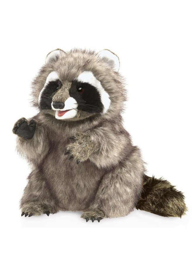 Folkmanis Raccoon Hand Puppet Plush - Image 1