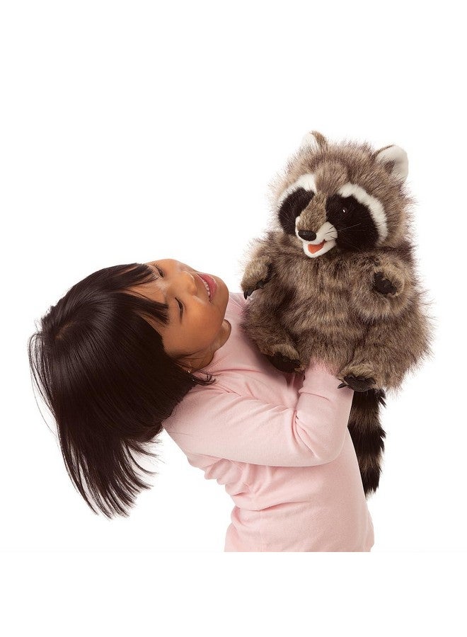 Folkmanis Raccoon Hand Puppet Plush - Image 3