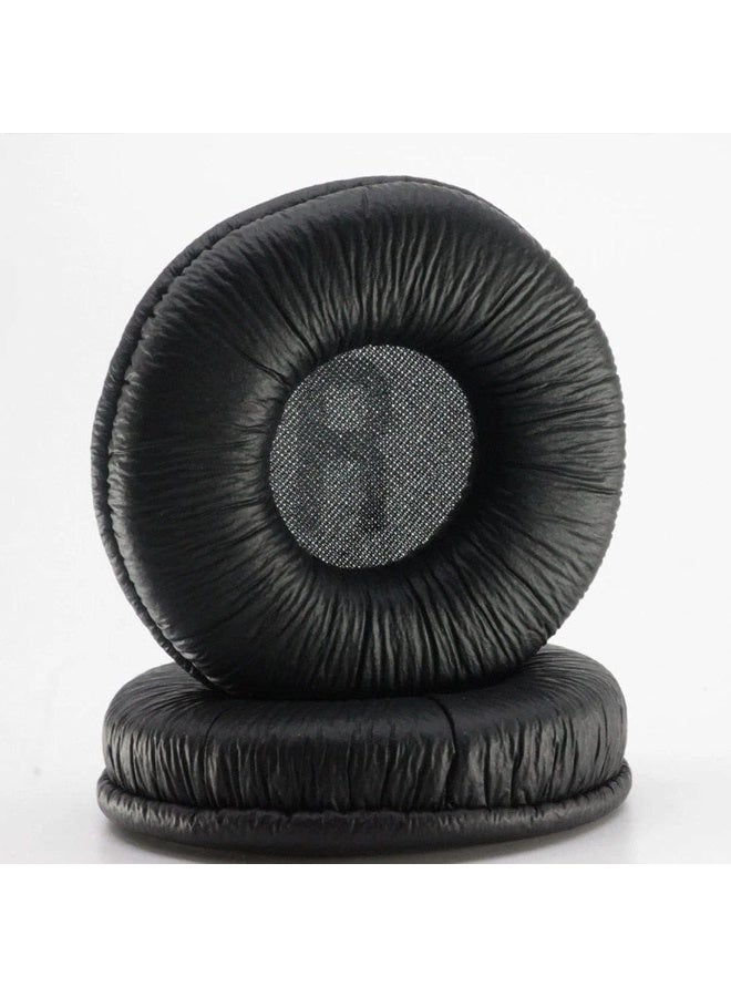 Chabeia Earpad Cushion Compatible with JBL C300SI, T250SI, T450, T460BT, T600, T500BT, 520BT Headphones, Frog Leather & Soft Memory Foam 70mm Ear Pads Cushions (Black) - Image 2