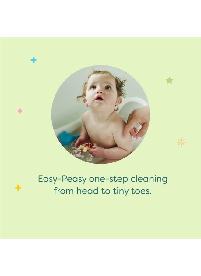 Babyganics - Baby Shampoo + Body Wash Pump Bottle, Chamomile Verbena, 16oz, 3 Pack - Image 1
