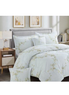 Blue Sky Double Quilt Set Two-Sided Mattress Consisting of 6 Piece Comforter Microfiber, Comforter Size 230x250 cm  - Image 2