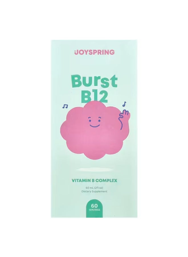 JoySpring, Burst B12, 2 fl oz (60 ml) - Image 2