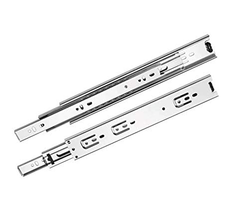 IZMAH Stainless Steel Plain Kitchen Basket Premium Modular Cabinet Organizer 20 Inch Telescopic Channel 19 x 20 x 4 inches Sleek and Functional Design - Image 2