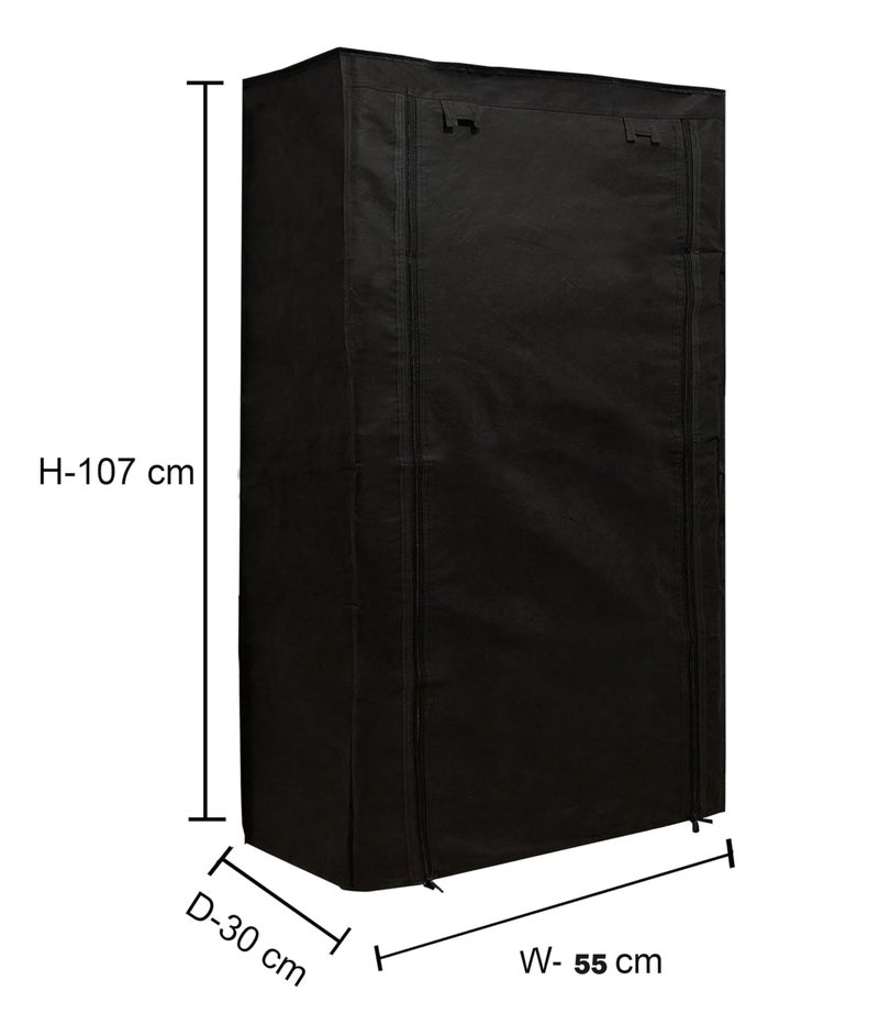 PHILOSHOP Shoe Rack Cover for Home Only for 6-Layer Portable Foldable Shoe Stand Non Woven Zipper Fabric Cover - Image 2
