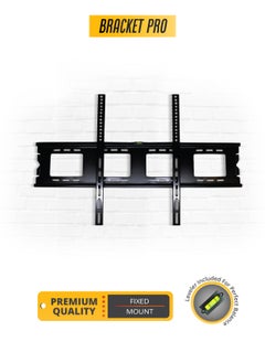 Bracket Fixed Mount 50"-120" Fits VESA 900x800mm, 2.3mm Thickness - Heavy-Duty TV Wall Mount for Large Screens BPF50120 Black  - Image 1