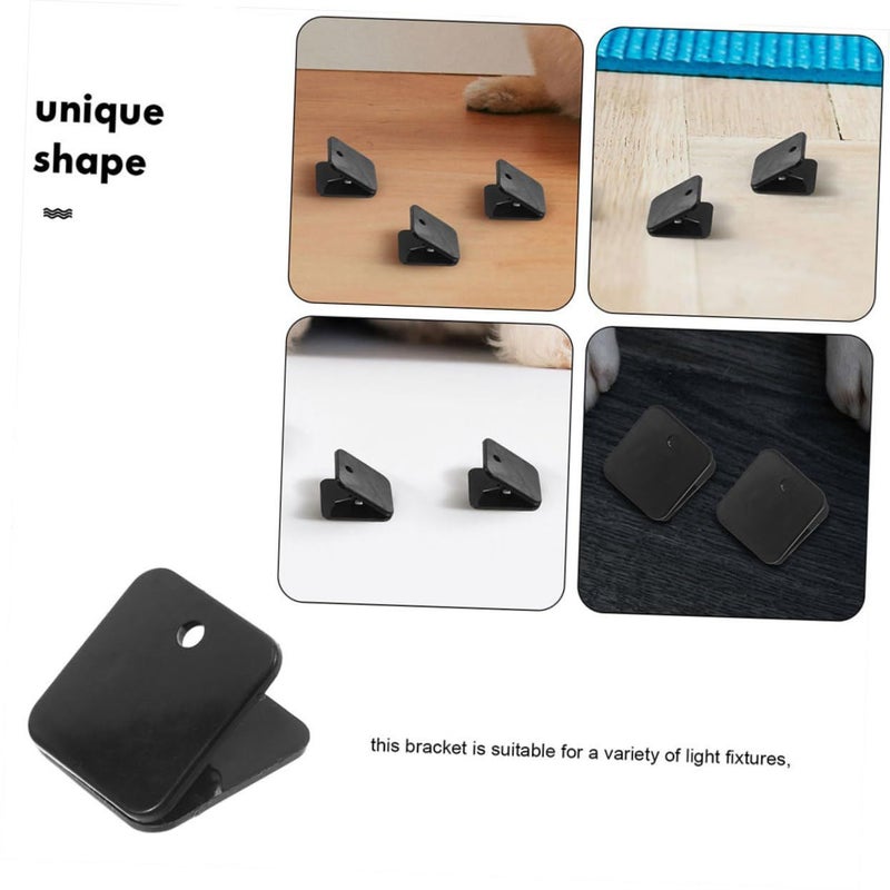 8 Pack Dog Pee Pad Holder Clips Wall Mounted Potty Training Pad Support Puppies Strong Adhesive Clips Indoor Outdoor Use Black - Image 4
