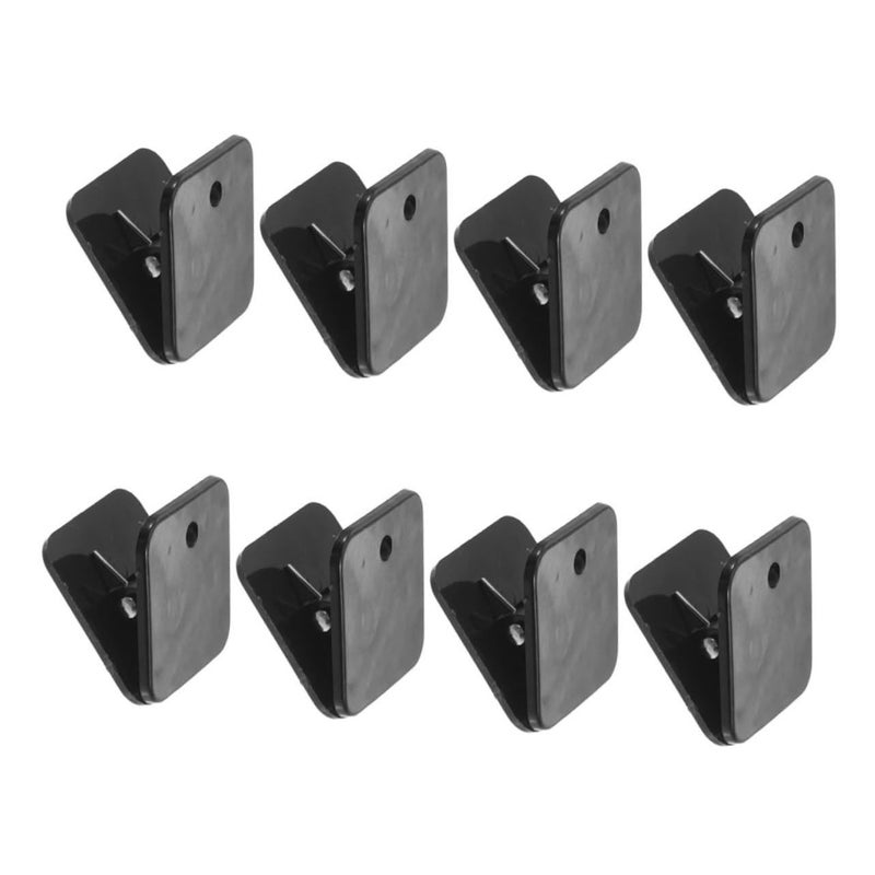8 Pack Dog Pee Pad Holder Clips Wall Mounted Potty Training Pad Support Puppies Strong Adhesive Clips Indoor Outdoor Use Black - Image 2
