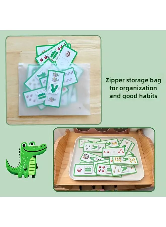 لعبة التمساح الجشع الرياضية لعبة تعليمية للأطفال تدريب التفكير - Image 5