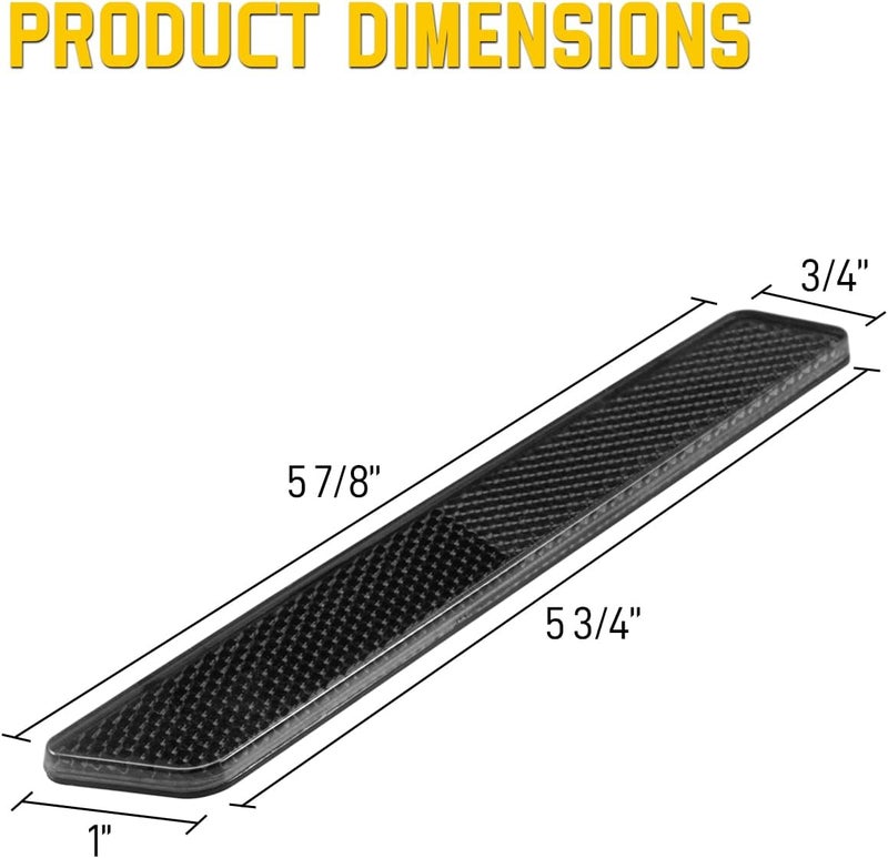 ANONEMOTO Black Saddle Bag Reflector Inserts for Harley Touring - Image 4
