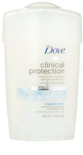Dove Clinical Protection AntiperspirantDeodorant Original Clean Stick 17 Ounce Pack of 2