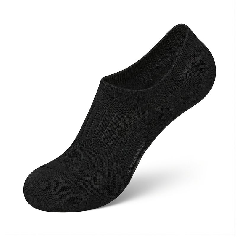 Universal Fit No Show Socks White 33-41 For All Low Top Shoes Types - Image 4