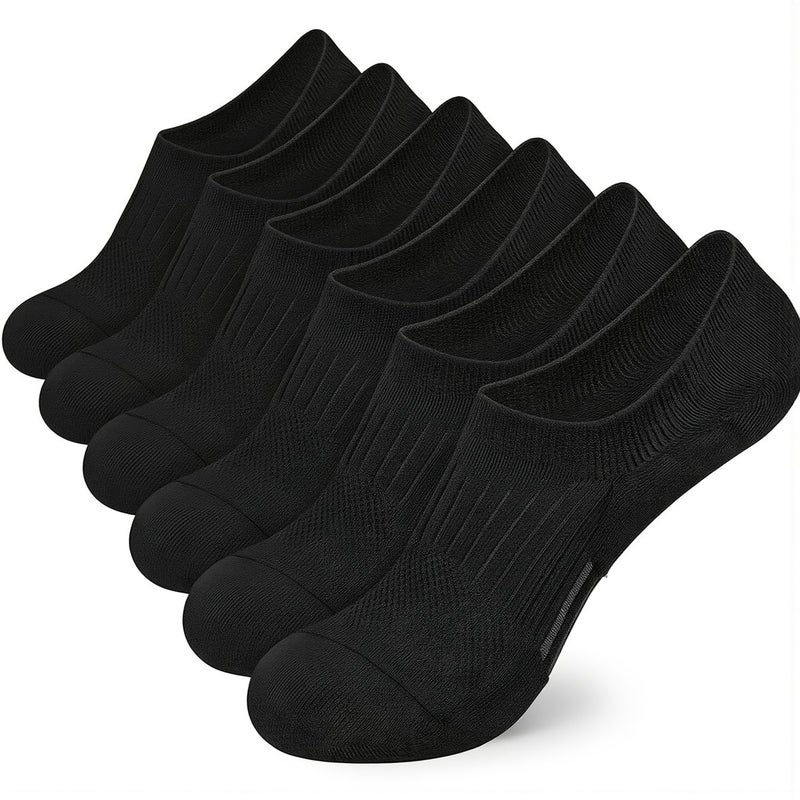 Universal Fit No Show Socks White 33-41 For All Low Top Shoes Types - Image 2