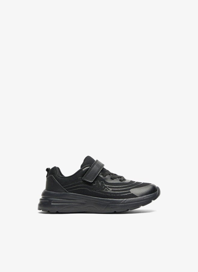 Kappa Boys' Mesh Textured Walking Shoes with Hook and Loop Closure - Image 1