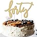 Merry Expressions 40th Birthday Cake Topper FORTY 40 Cake Topper Happy 40th Birthday Cake Topper For Women and Men by Merry Expressions - Image 2
