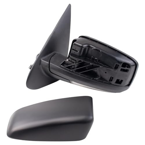 TRQ Driver Side Power Heated Folding Mirror Smooth Black Compatible with 2005-2006 Ford Expedition 2003-2006 Lincoln Navigator FO1320570 - Image 5