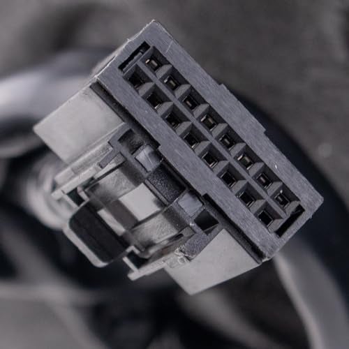 TRQ Driver Side Power Heated Folding Mirror Smooth Black Compatible with 2005-2006 Ford Expedition 2003-2006 Lincoln Navigator FO1320570 - Image 2